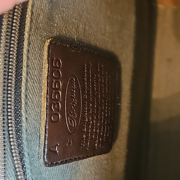 Vintage Brighton Donna Classic Tote Chocolate Croco Leather Shoulder Bag Purse - Picture 10 of 16